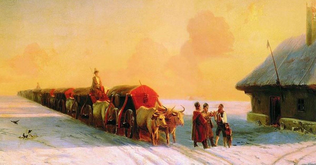 Іван Айвазовський «Чумаки в Малоросії» (1880-ті) Іван Айвазовський «Чумаки в Малоросії» (1880-ті)