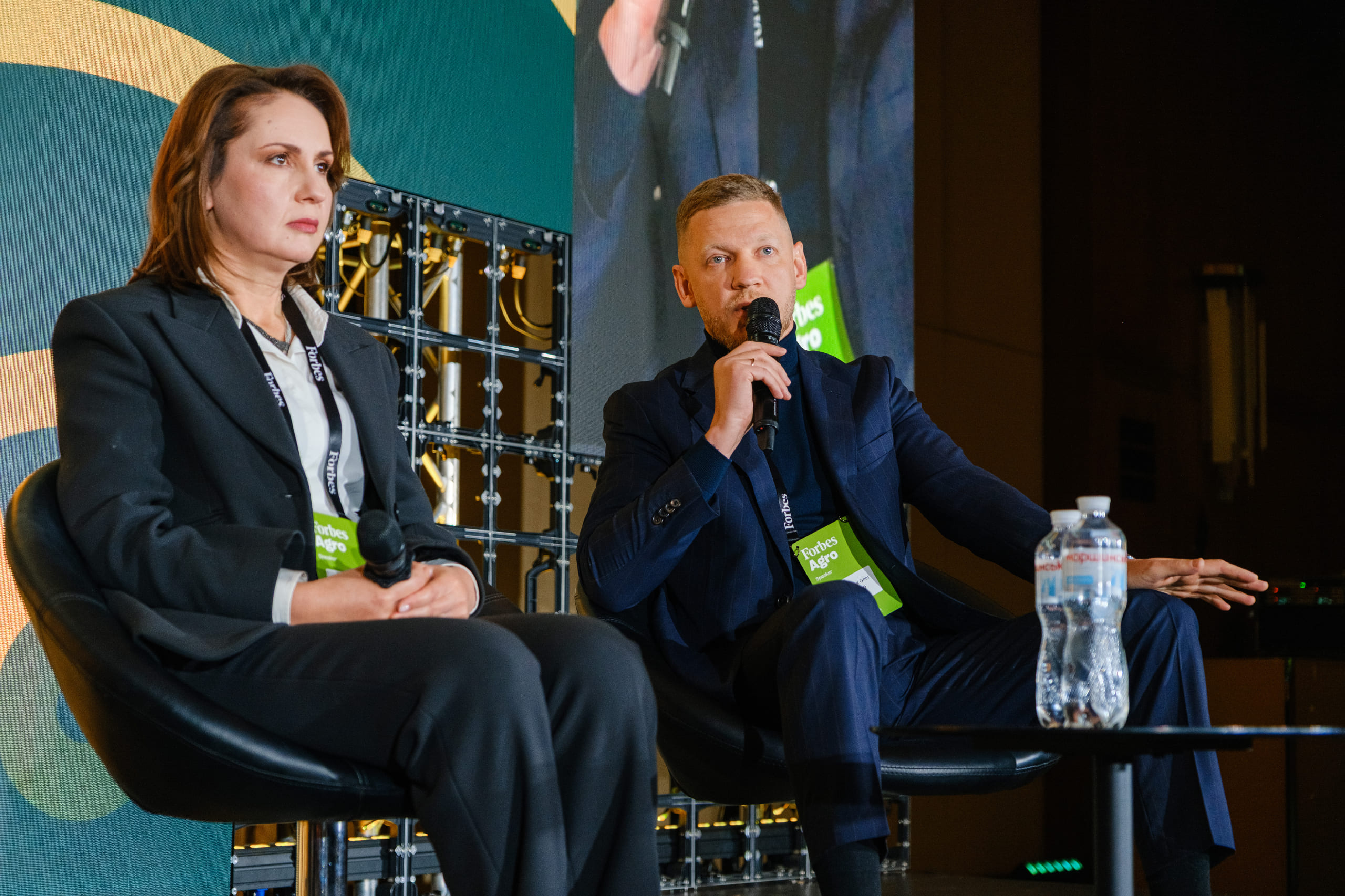 Любов Лещук та Олег Заплетнюк. Фото: Forbes Ukraine