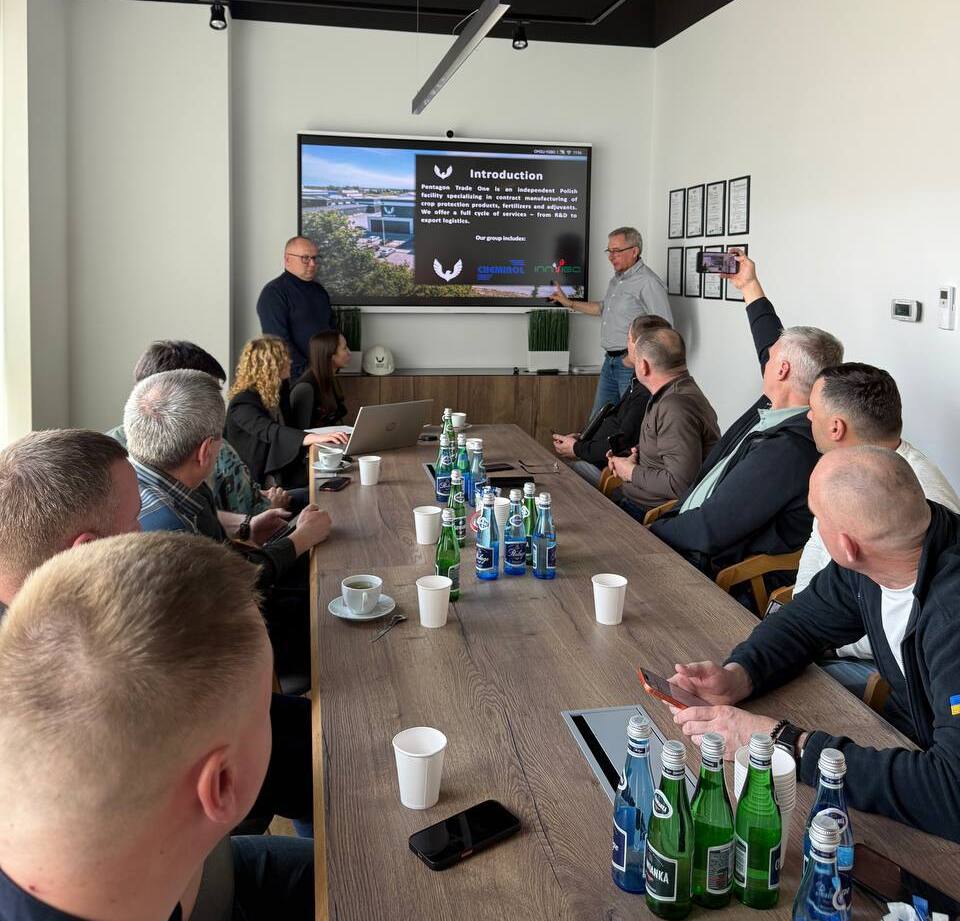 Українська делегація на заводі Pentagon Trade One, Польща, березень 2025 р.
