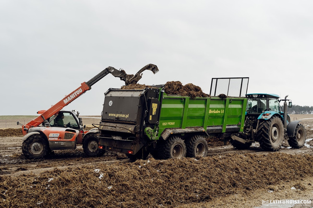 Агрохолдинги активно вносять органічні добрива Агрокомпанії активно вносять органічні добрива