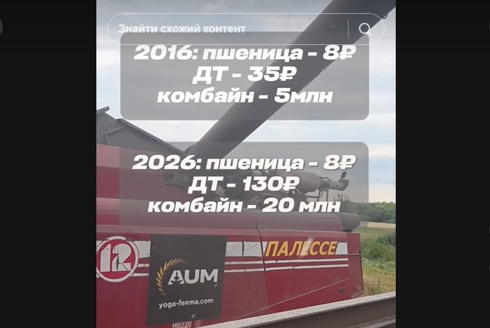 TikTok повниться скаргами росіян на кризу в агросекторі