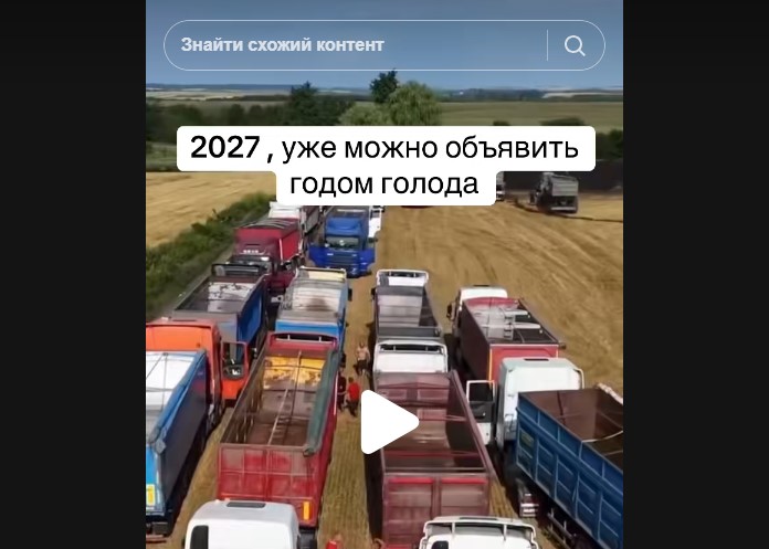 TikTok повниться скаргами росіян на кризу в агросекторі