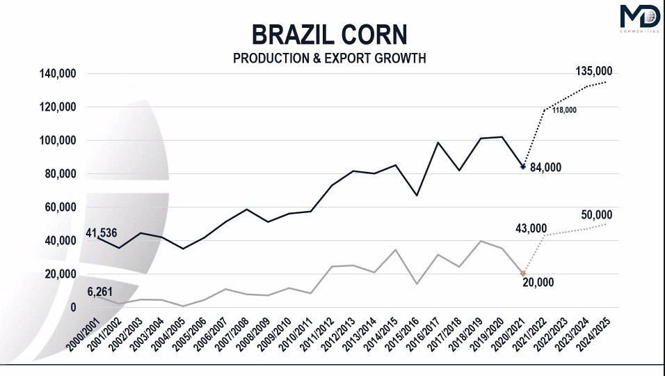 Прогноз врожаю кукурудзи в Бразилії 2022