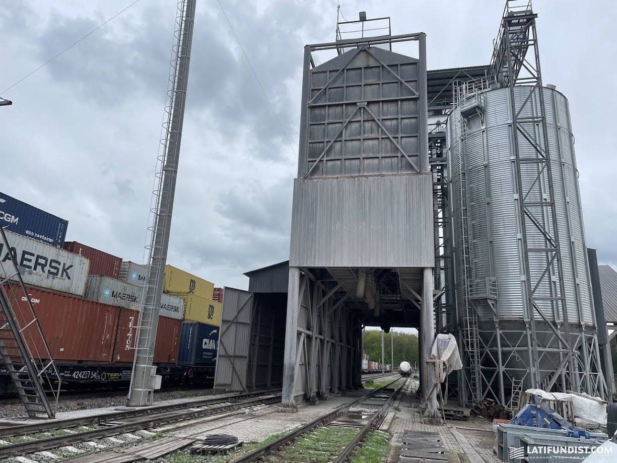 Контейнери на терміналі в Україні. Фото: Latifundist.com