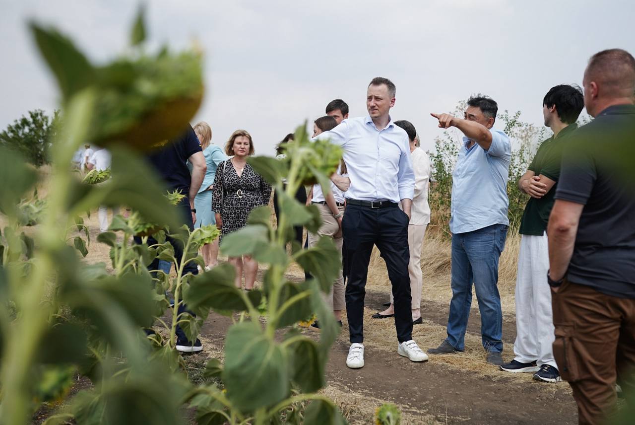 Міністр Олексій Соболев на виїзному засіданні по зрошенню на Миколаївщині