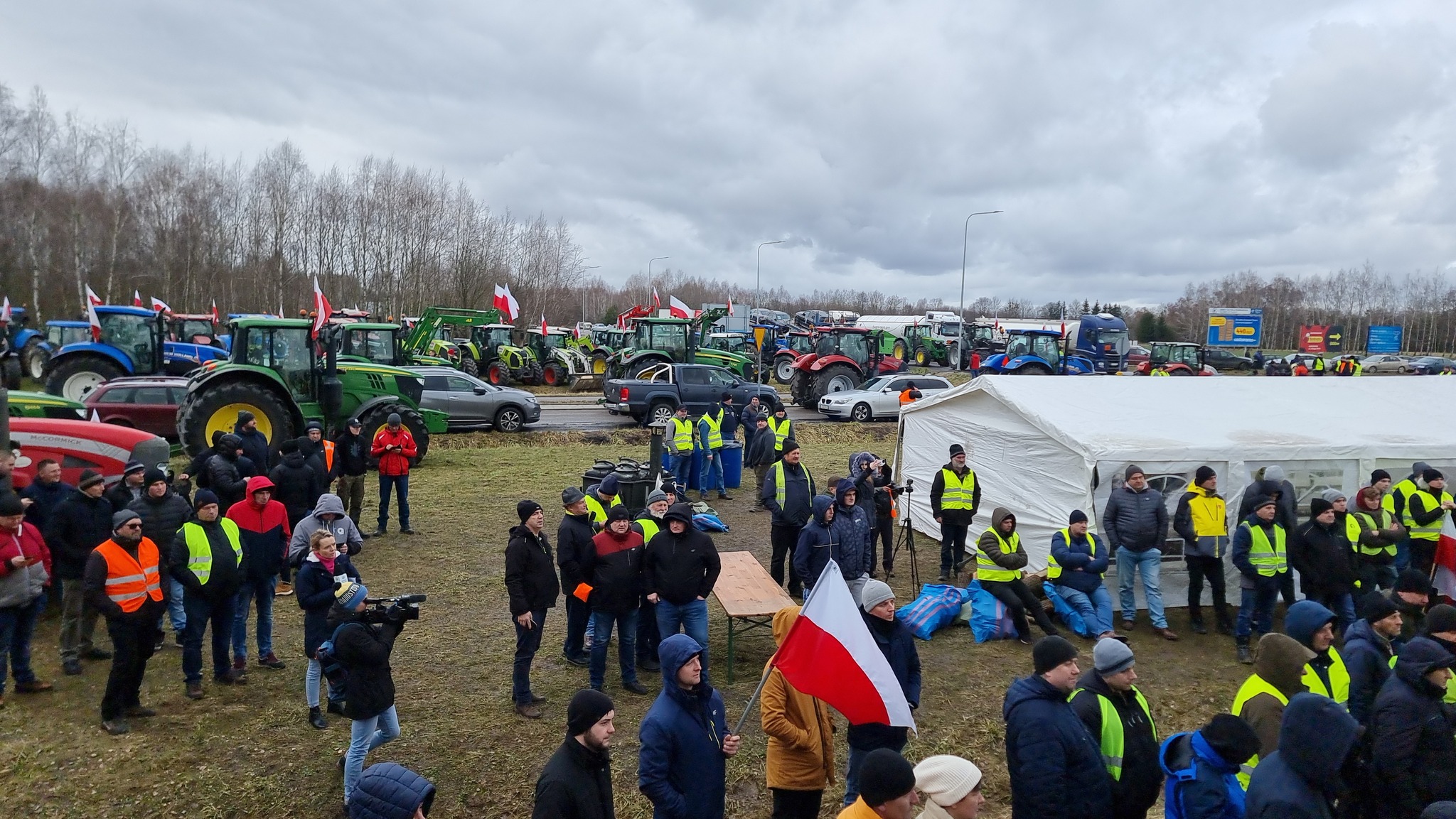 Протести фермерів у Польщі. Фото: Oszukana Wieś