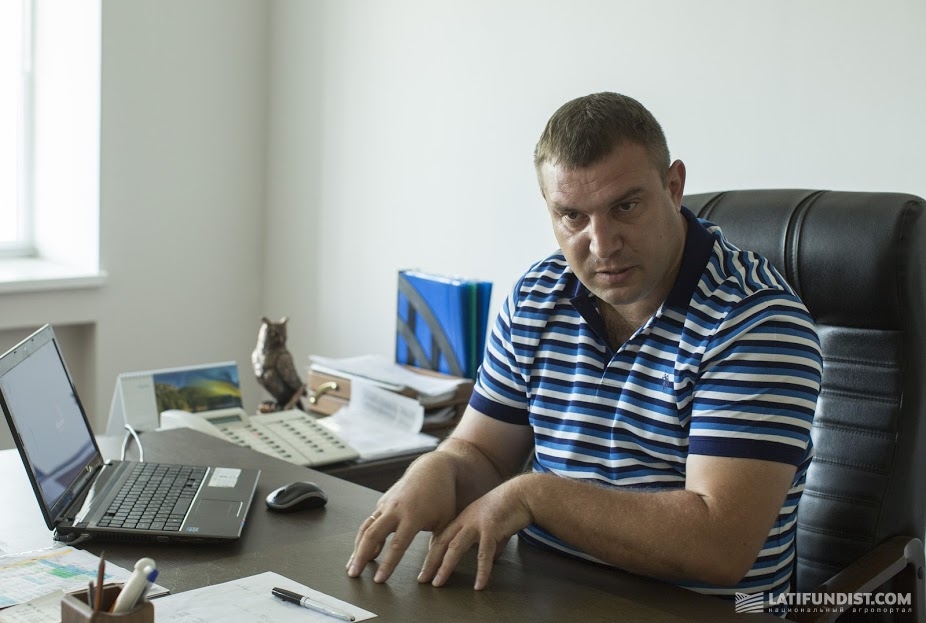 Директор департамента растениеводства корпорации «Агро-Овен» Владимир Дробитько