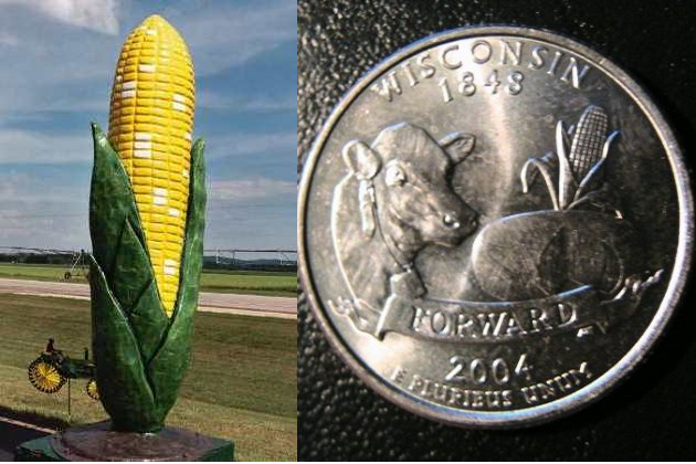В штате Висконсин кукурузу увековечили не только в памятнике...
