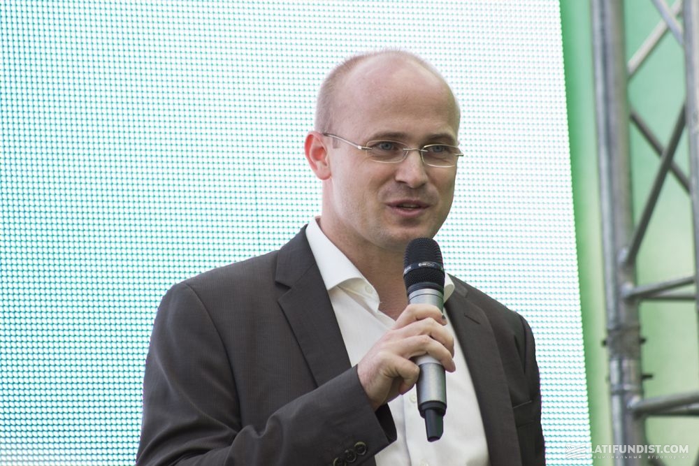 Mr. Peter Sachse, general manager of John Deere Ukraine