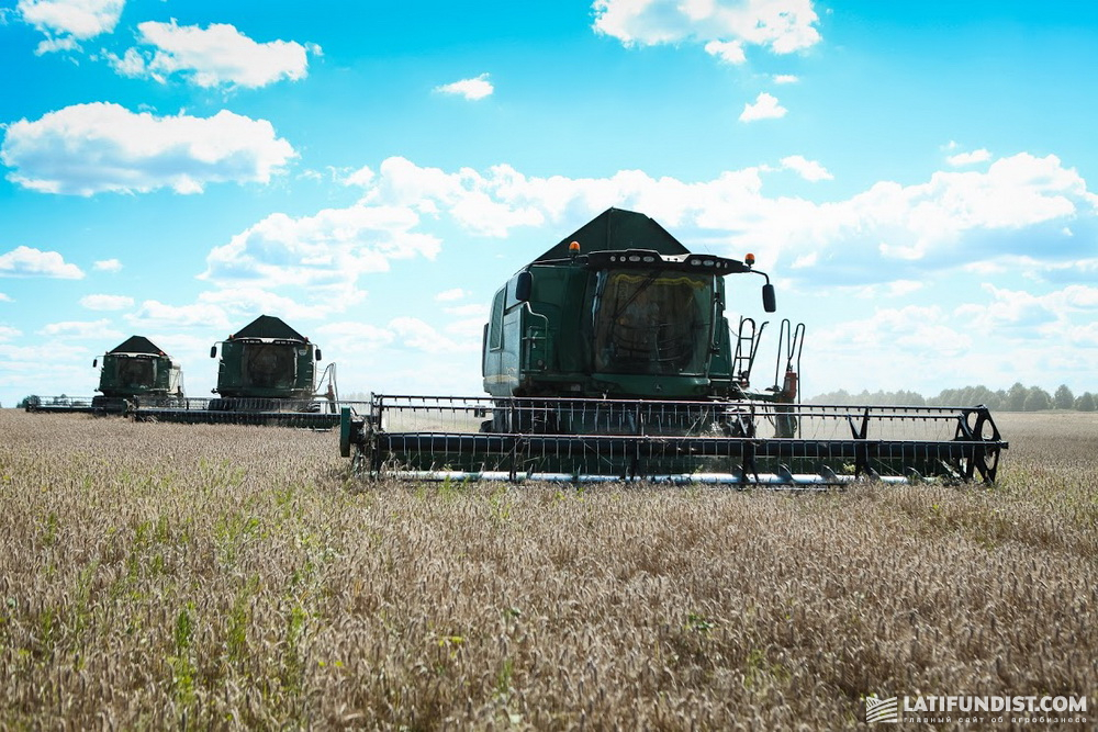 The harvesting campaign at UkrLandFarming