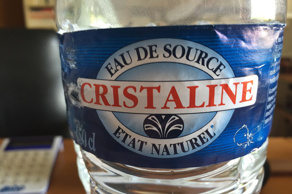 Cristaline mineral water