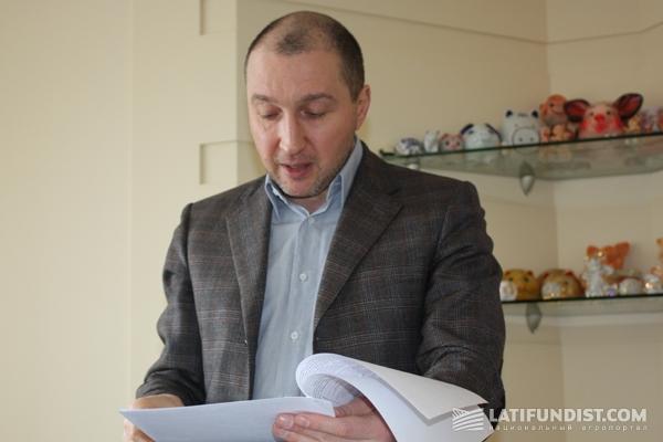 Юрий Акневский, генеральный директор «Бахмутского аграрного союза»