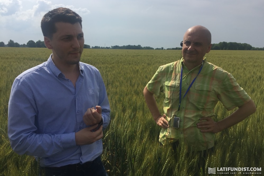 Samuel Robard, CEO of Soufflet Agro Ukraine (left)