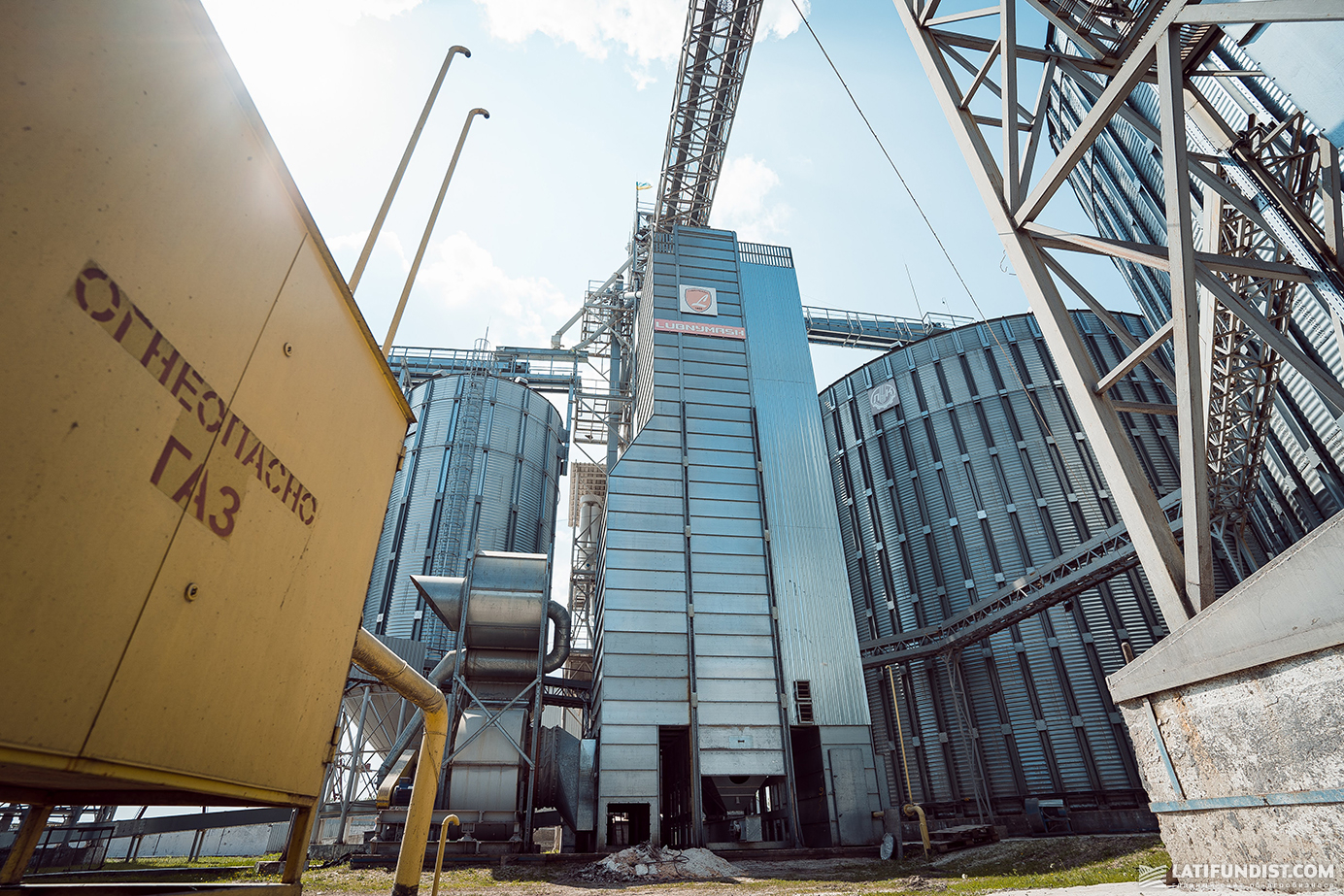 Зерносушарка на природному газу
