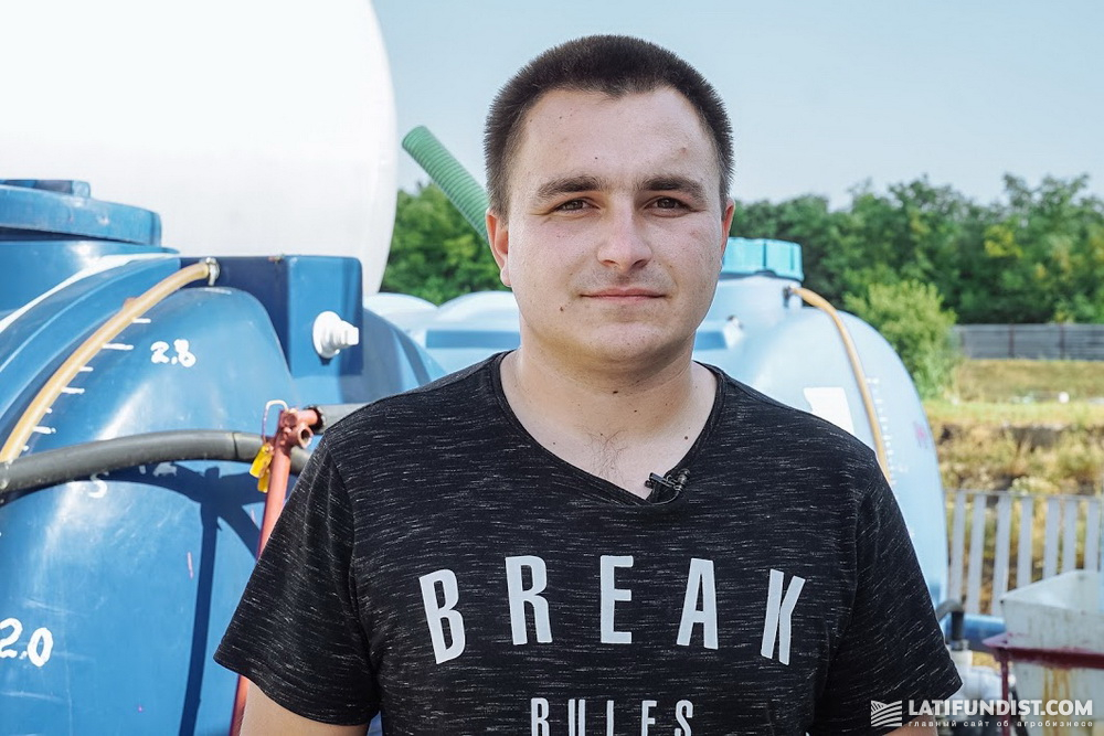 Антон Григоренко, агроном по защите растений 20 агроцеха, руководитель РМУ