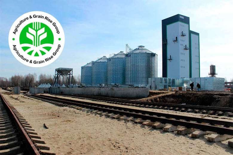 A.G.R. Group's grain elevator in Sumy region