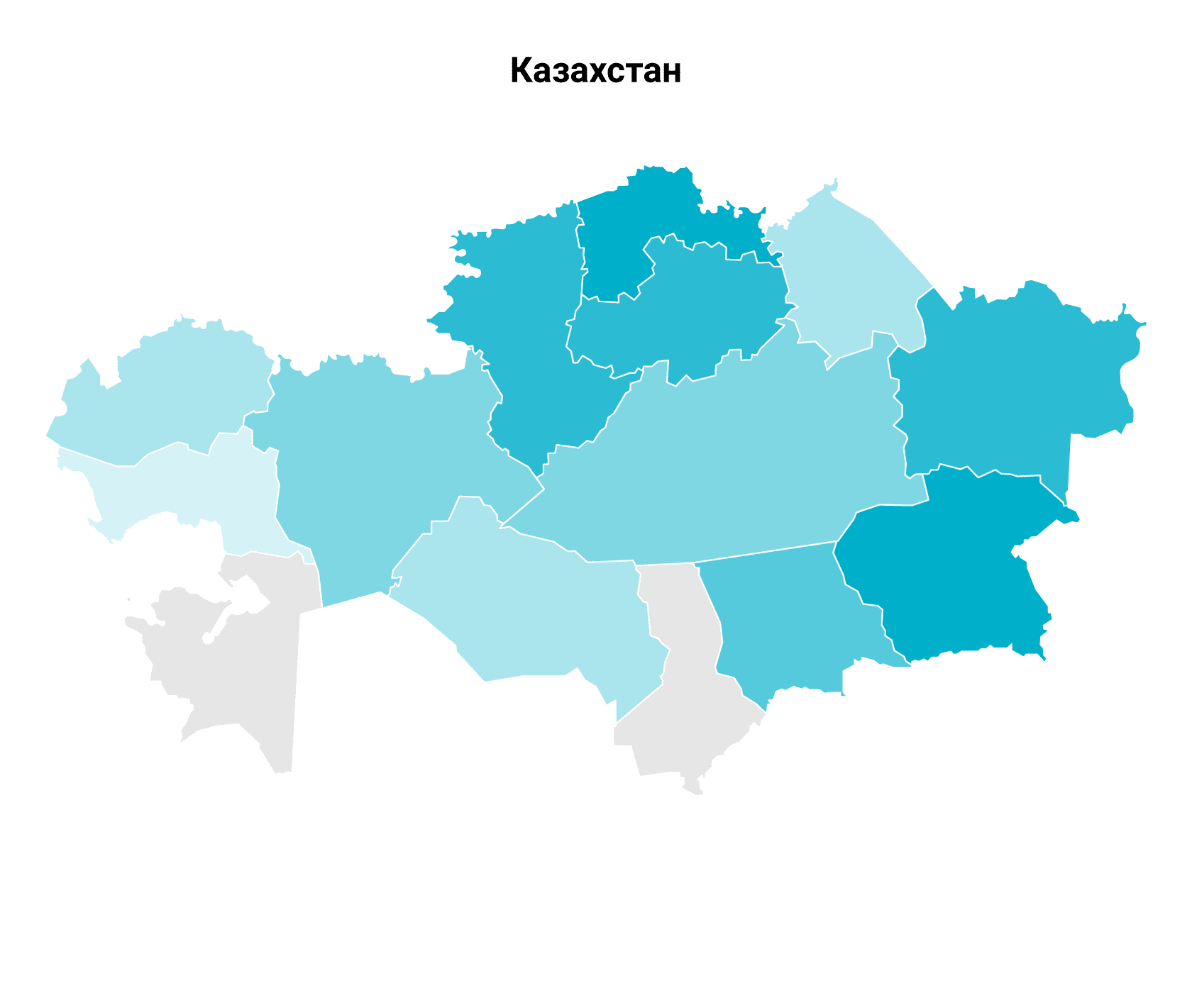 Растениеводство. Основные регионы производства. Казахстан