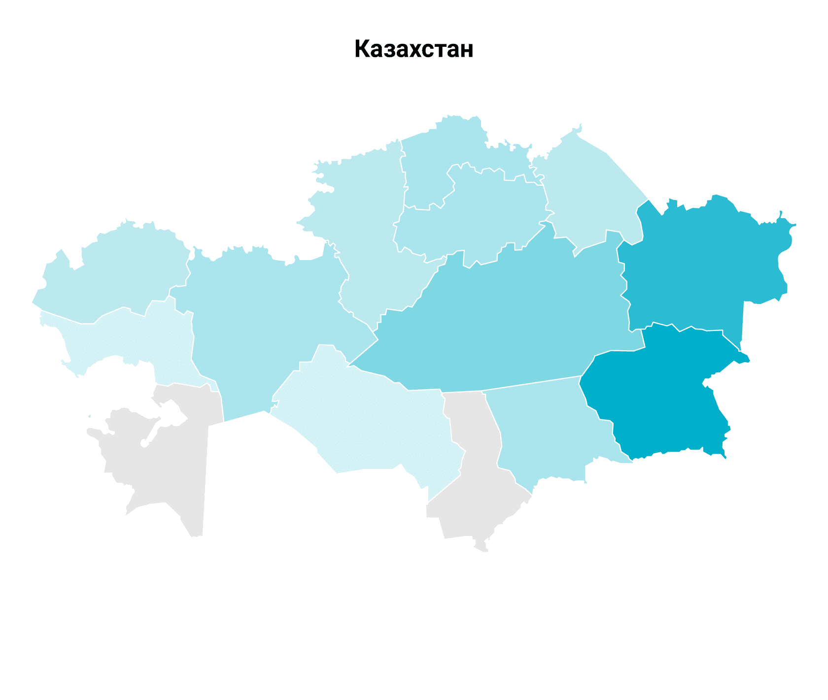 Животноводство. Основные регионы производства. Казахстан
